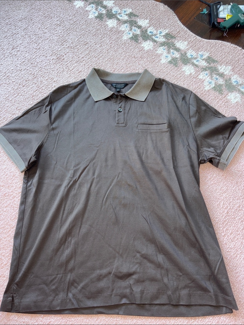 Men’s banana republic polo - brown